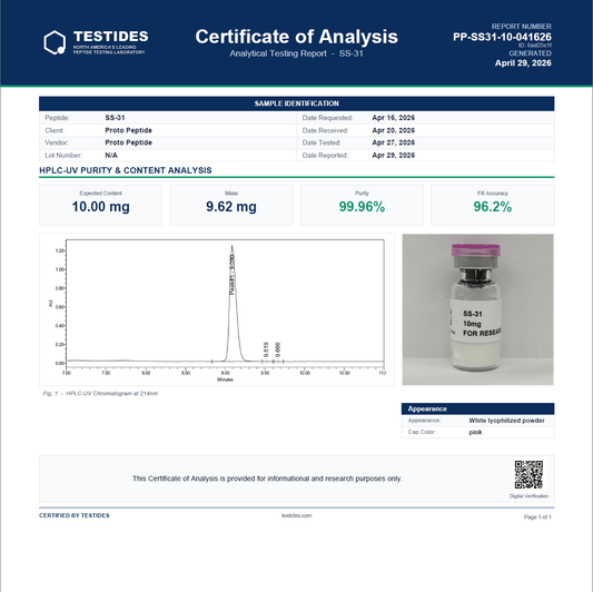 SS - 31 10mg - Proto Peptide
